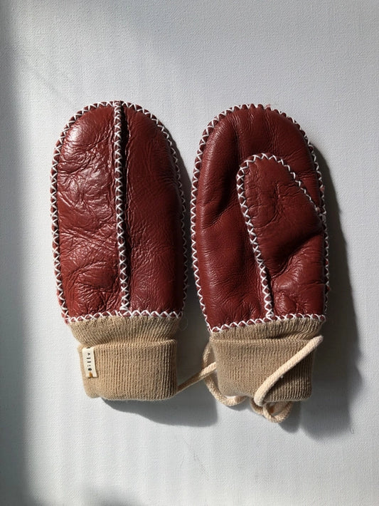 Kids Shearling Mittens