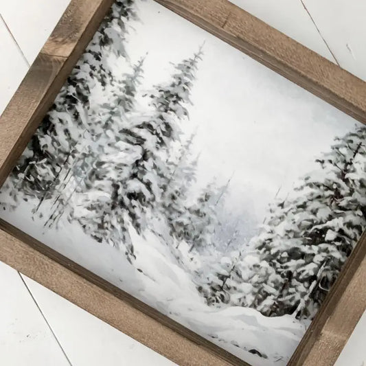 Snowy Trees Print