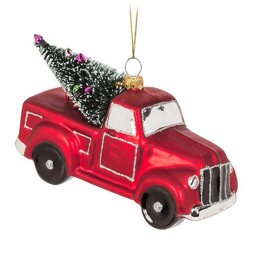 Truck with Tree Ornament