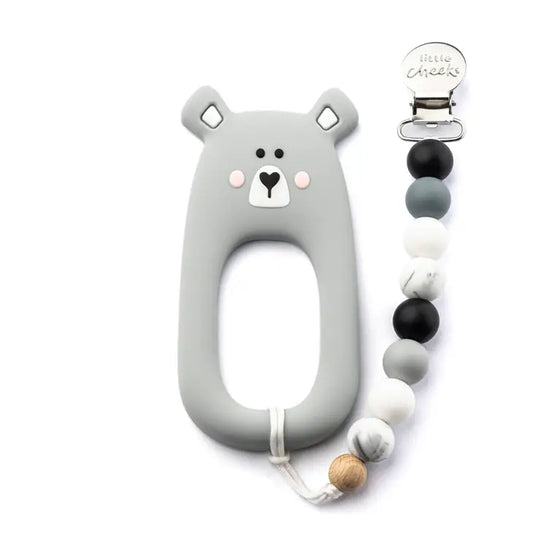 Bear Clip - Grey