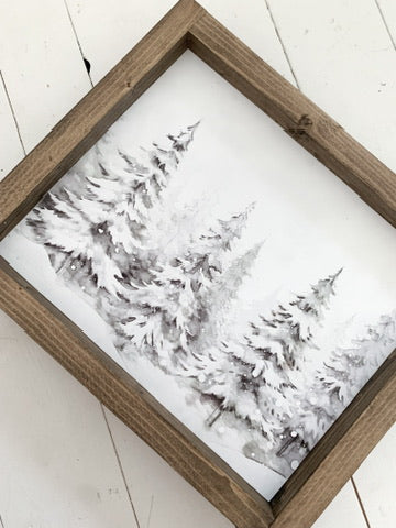 Winter Trees Print