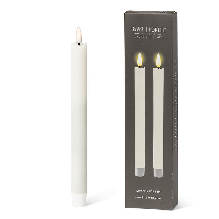 LED Taper Candle Set of 2