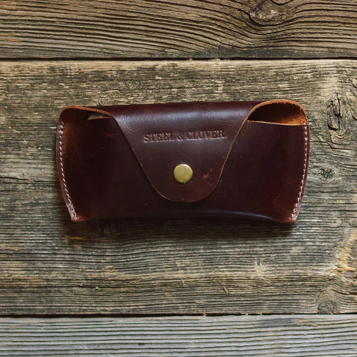 Crooked Creek Leather Sunglass Case