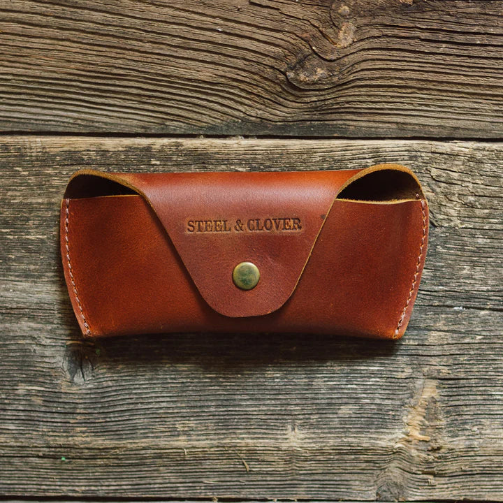 Crooked Creek Leather Sunglass Case