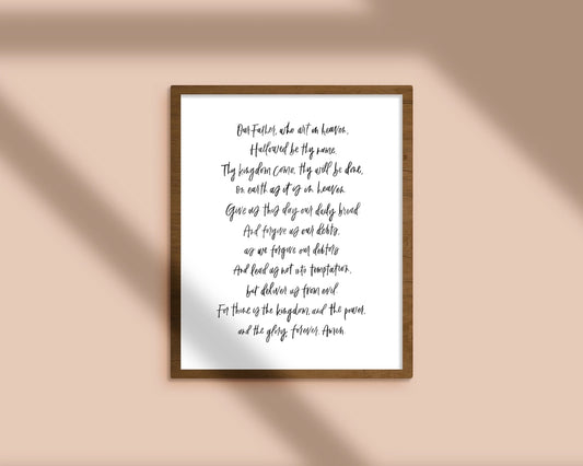 Lord's Prayer, Art Print