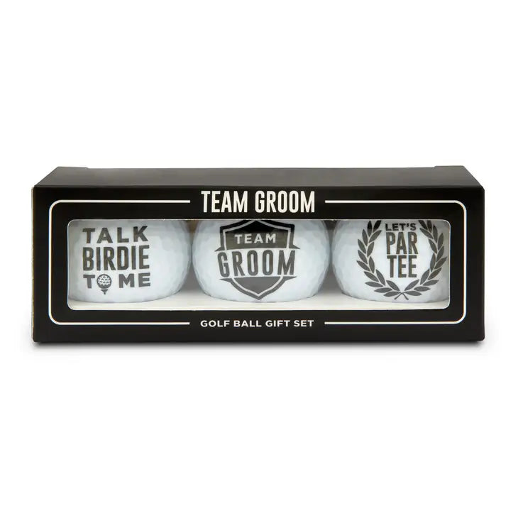 Groom Golf Ball Gift Set