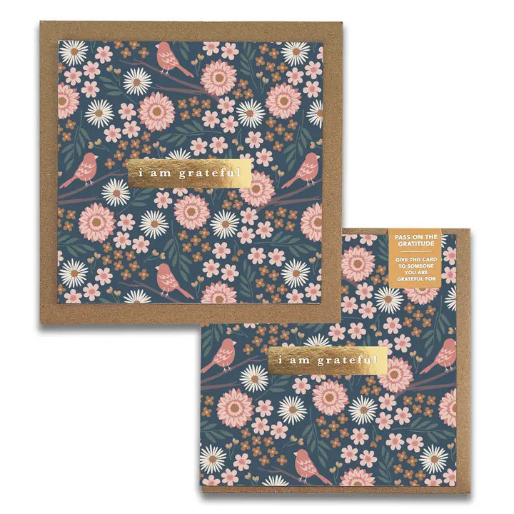 Birdy Gratitude Greeting Cards