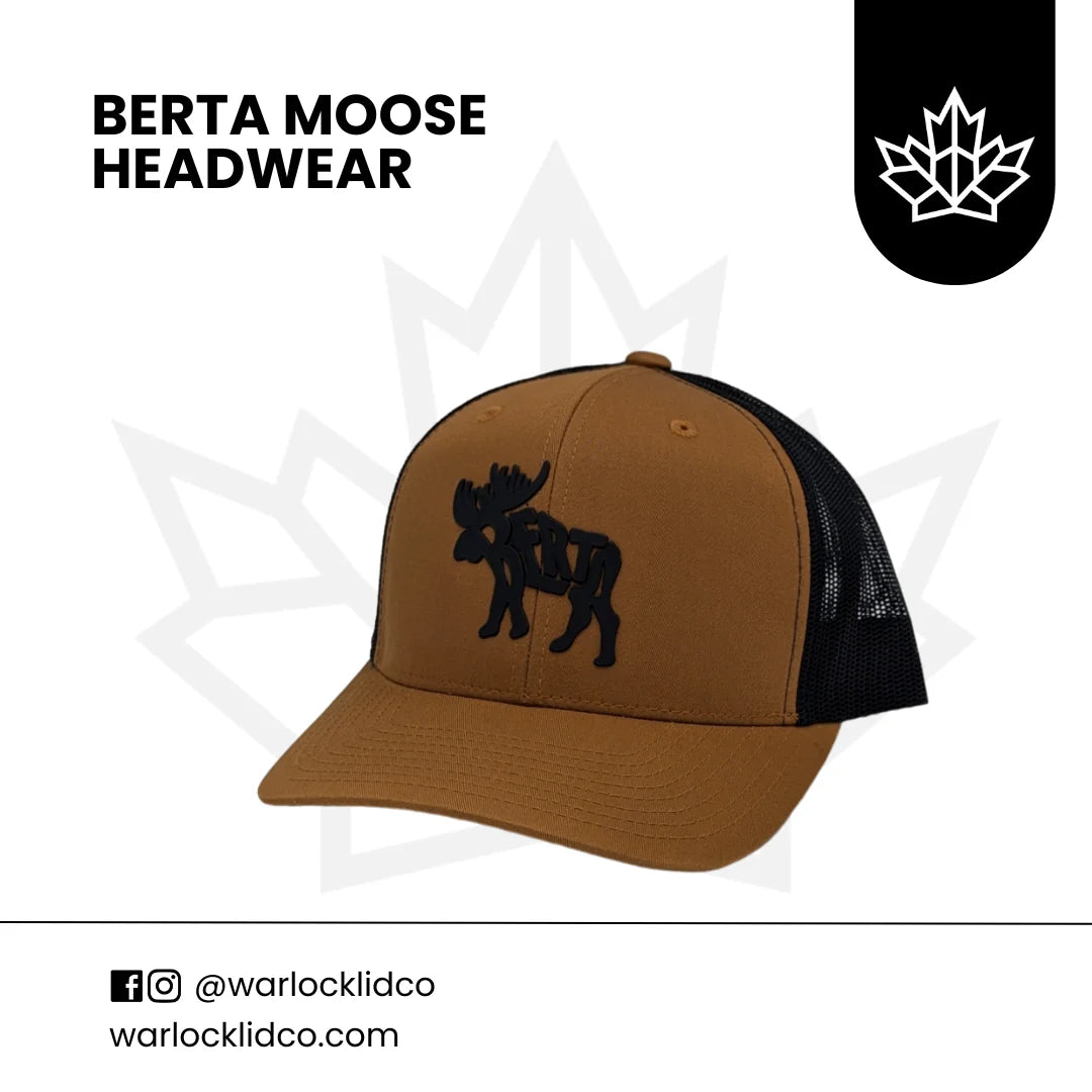 Berta Moose Adjustable Snapback Hats