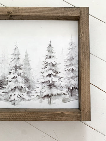 Winter Trees Print