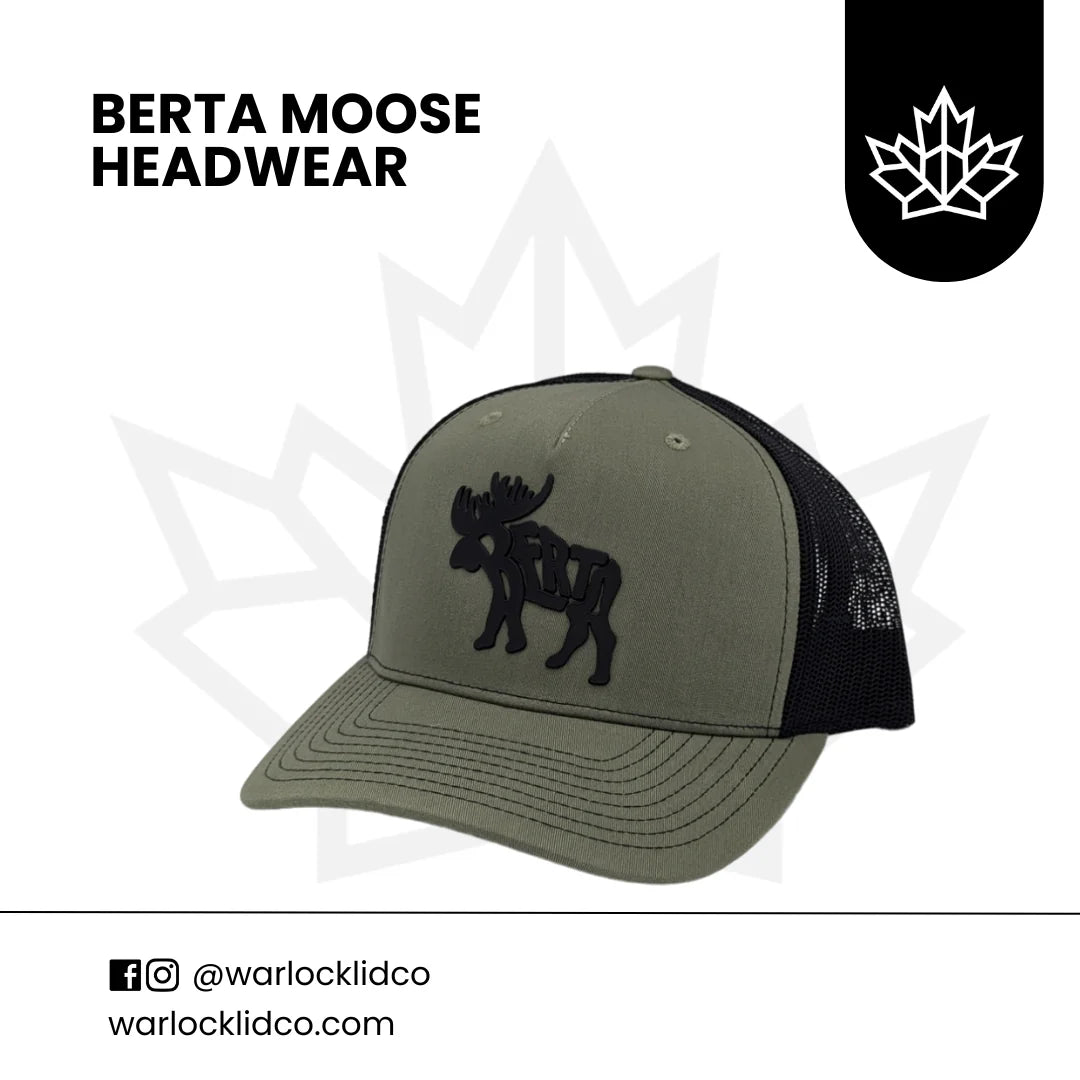 Berta Moose Adjustable Snapback Hats