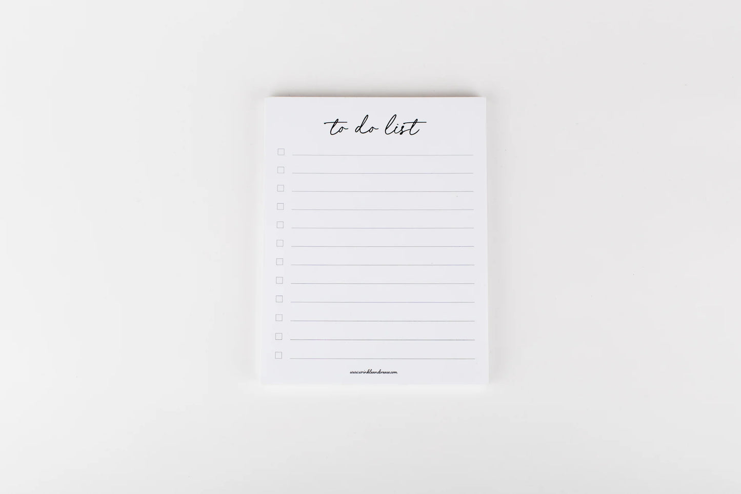 To Do List Notepad