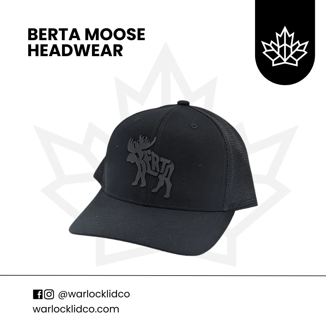 Berta Moose Adjustable Snapback Hats