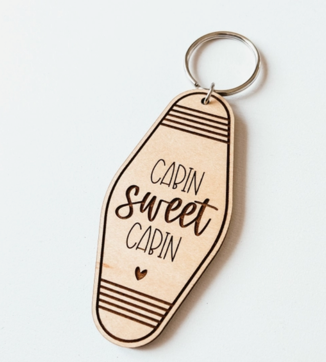 Cabin Sweet Cabin, Keychain