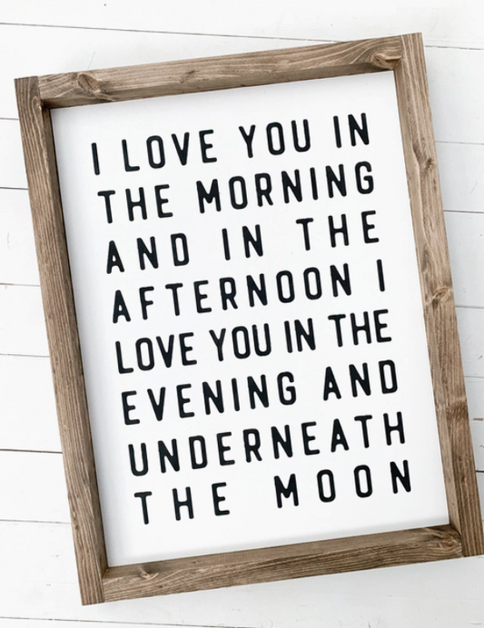 I Love You in the Morning