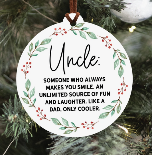 Uncle Ornament