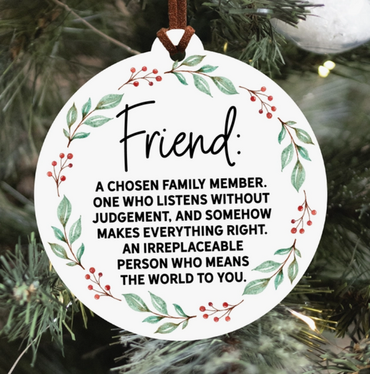 Friend Ornament