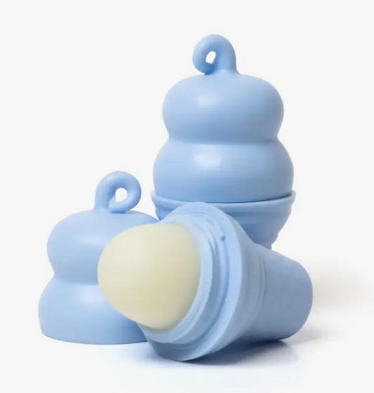 Blue Ice Cream Lip Balm 100 % Natural Sour Blue Raspberry