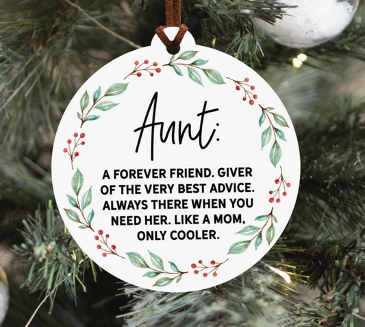 Aunt Ornament