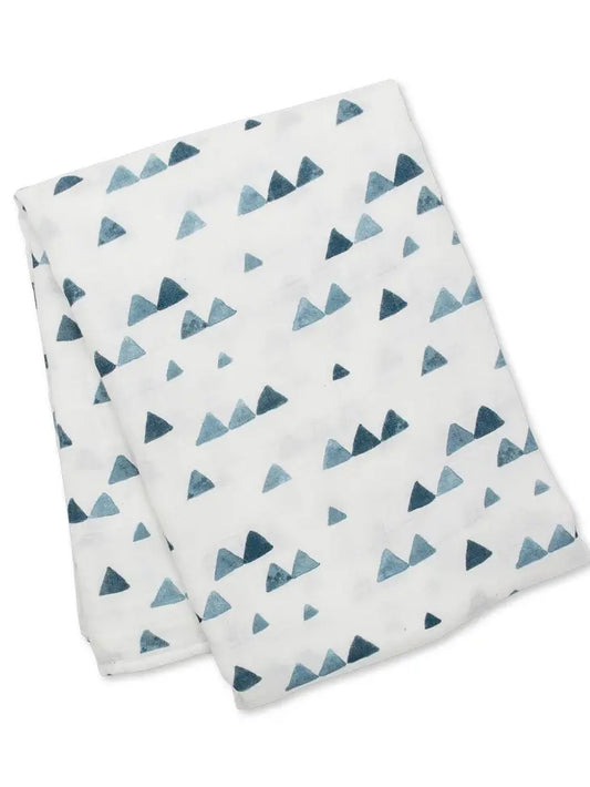 Navy Triangle Swaddle