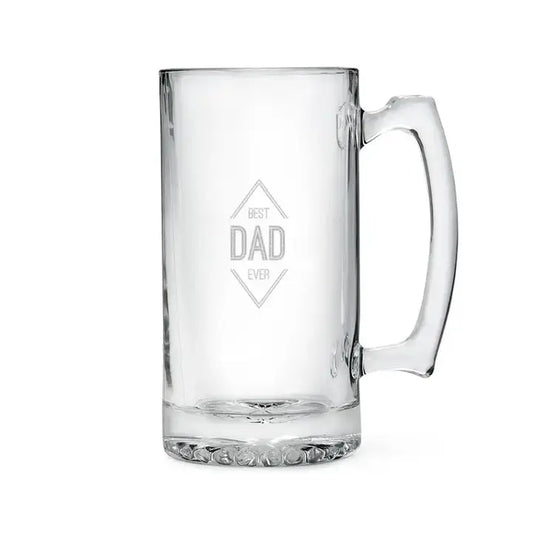 Glass Mug - Best Dad Ever