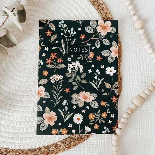 Notebook - Nocturnal Floral