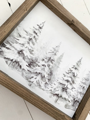 Winter Trees Print