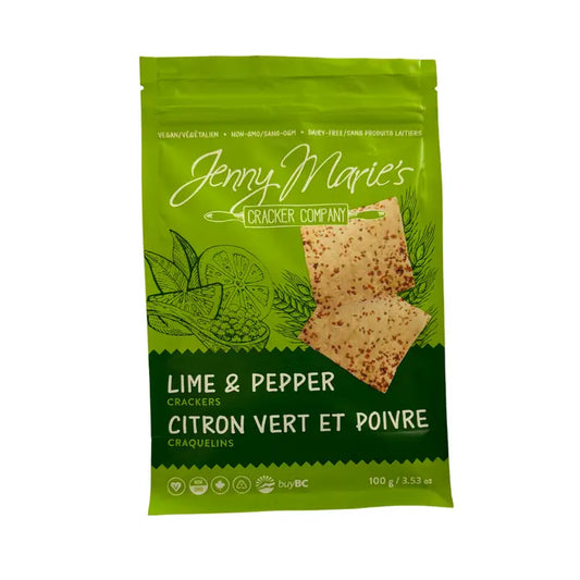 Lime and Pepper Crackers