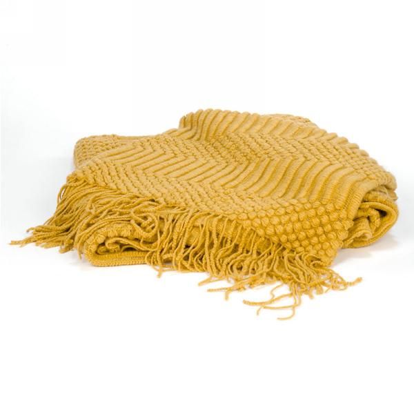 Mustard Yellow Throw