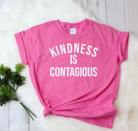 Pink Shirt, Kids, Kindness is Contagious