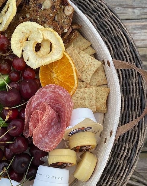 Rope Tray with Wooden Insert, Charcuterie