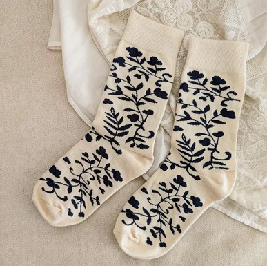 Boho Floral Socks