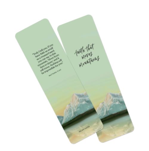 Bookmark, Faith the Moves Mountains