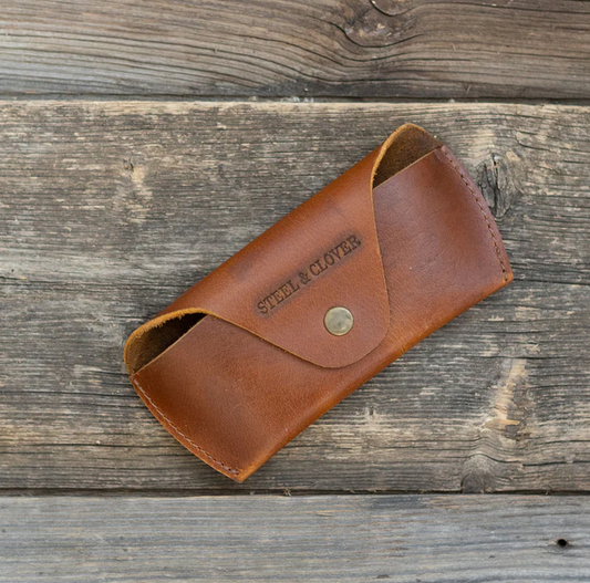 Crooked Creek Leather Sunglass Case